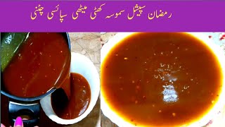 Samosa Chatni Recipe  Khati Meethi Spicy Chatni How To Make Samosa Chatni At Home By Maria [upl. by Rochemont]