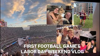 Texas AampM Football Game amp Labor Day Weekend Vlog 💥😋👍😆🏈🌮🐶🚗🛍️ [upl. by Sheffield]