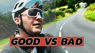 Good Vs Bad Road Surfaces amp Cycling Close Passes super scientific test [upl. by Aillicirp887]