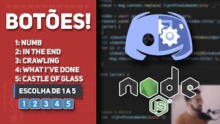 Escolhendo músicas com botões de reação  Bot para Discord em Nodejs parte 4 [upl. by Sualokin81]