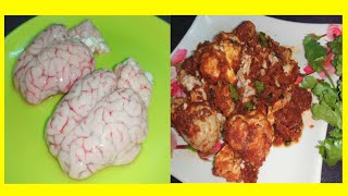 how to make goat brain 65Moolai frymoolai 65 in tamil [upl. by Way]