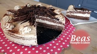 MOKKASahnetorte Rezept  mit doppelten Boden backen  Kaffeesahne Torte [upl. by Kered303]