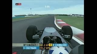 F1 1999 MagnyCours  David Coulthard OnBoard  assettocorsa [upl. by Monarski446]