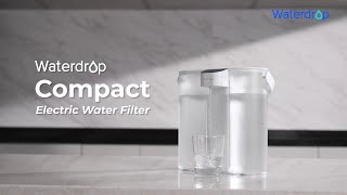 Waterdrop Compact Electric Water Filter  Refrigerator Side Door Support [upl. by Sharman]