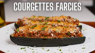 COURGETTES FARCIES ET GRATINÉES AU PARMESAN  LA RECETTE DE LÉTÉ [upl. by Eelyek673]