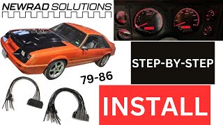 19791986 Foxbody Dakota Digital Dash Install [upl. by Lehcir540]