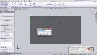 solidworks extruir un corte [upl. by Shadow]