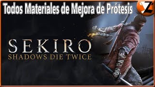 Sekiro Guía de Materiales  Dónde conseguir y farmear todos materiales de mejora [upl. by Terrab]