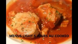 Menus 10 recettes cookeo light du lundi au vendredi [upl. by Garcia]