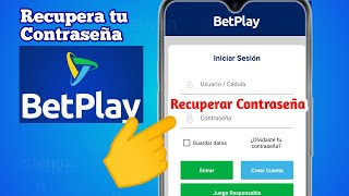 como RECUPERAR CONTRASEÑA BETPLAY 2024 [upl. by Mezoff]