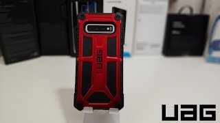 Samsung Galaxy S10 Plus UAG Red Crimson Monarch Case Worth it [upl. by Loomis]