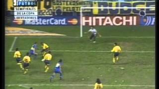 Boca 4 America 1 Copa Libertadores 2000 Los goles [upl. by Corson]