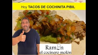 TACOS COCHINITA PIBIL con PICO DE GALLO Receta en horno casero [upl. by Pansie]