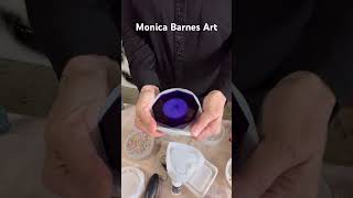 Monica Barnes Art resin ashtrays Resin ResinArt ResinArtist artist [upl. by Sigismundo43]