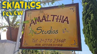 Skiathos 2024  The Amalthia Studios Skiathos Town  Review [upl. by Llerdnek832]