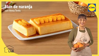 Flan de naranja 🍊🍮  Recetas de frutas y verdura  Lidl España [upl. by Blum665]