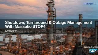 STOP4  Shutdown Turnaround amp Outage Management with Massetic STOP4 [upl. by Shirline]