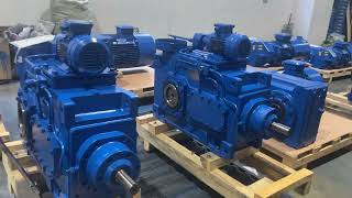 Hollow shaft mount helical industrial gearbox with Flender design Evergeardrive [upl. by Moretta415]