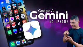 COMO TER A INTELIGÊNCIA ARTIFICIAL DO GOOGLE Gemini NO SEU IPHONE E ANDROIDE [upl. by Chris269]