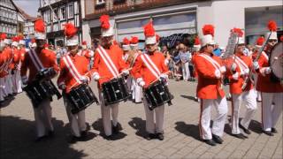 Platzkonzert Johannisfest Spielmannszug Werratal Hauptzug 2017 [upl. by Ohaus]