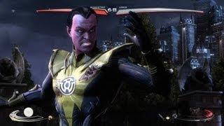 INJUSTICE GODS AMONG US  Sinestros Might Sinestros Super Move HD [upl. by Andris177]