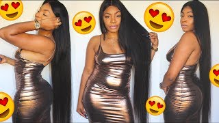 How to Make 40 INCH BUNDLES into a Wig in 30 Minutes VERY VERY DETAILED [upl. by Hephzipah]