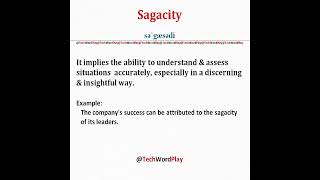 Sagacity [upl. by Margery]