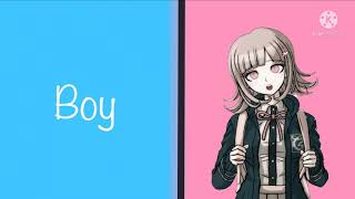 Genderbend meme but danganronpa ll Inspired by xchiaki1x [upl. by Notluf145]