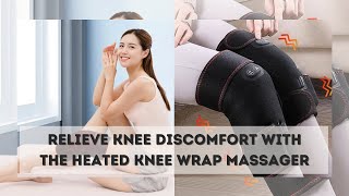 Heated Knee Wrap Massager  Support Brace Infrared Heating Therapy for Knee Pain Relief [upl. by Scotney609]