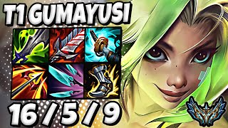 T1 Gumayusi Zeri vs Ezreal ADC  Triple Kill  Korea Challenger Patch 1324 ✅ [upl. by Aitnic]