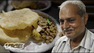 The Chole Bhature King of New Delhi  Street Food Icons [upl. by Christian]