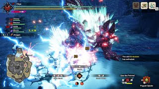 MHR Sunbreak PC 189  Anomaly Research Zinogre Afflicted Zinogre with Lance [upl. by Nwahsem]