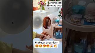 Makeup organizer mirror rotat stand ayeshahbazbeautyshop foryou trending shorts reels viral [upl. by Acillegna875]