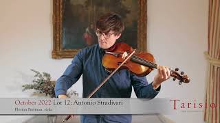 October 2022 Lot 12 Antonio Stradivari [upl. by Hauger]