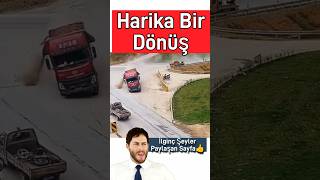 Usta kamyon şoföründen harika bir dönüş😳😂 [upl. by Oretos723]