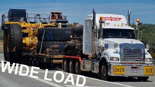 Oversize Load on Great Eastern Highway  Wooroloo WA  Feb 2022 [upl. by Eoin]