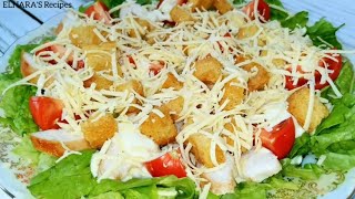 СалатquotЦЕЗАРЬquotСамый простой и вкусный рецептSezar salatıCaesar salad recipe [upl. by Yenwat]