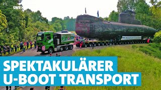 UBootTransport sorgt für Aufsehen 500 Tonnen treten letzte Fahrt ins Technikmuseum an [upl. by Casey343]