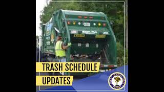 Trash Schedule Updates [upl. by Fradin]