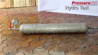 Vessel Hydro Test  1000 Bar  PressureJet HydroTest [upl. by Eilarol]