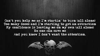 Avenged Sevenfold  Bat Country Lyrics on screen Full HD [upl. by Ahseinod]