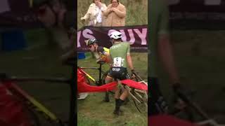 WTF🤯 unsportsmanlike conduct cyclocross cycling [upl. by Aed]