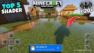 Top 5 Best Shaders For Minecraft Pe 120 Render Dragon  Shaders For Mcpe Minecraft PeBe [upl. by Helaine]