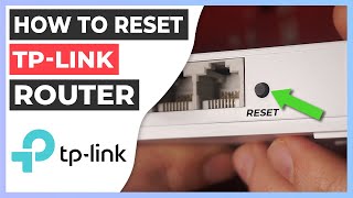 🔁 How to Reset TPLINK router to factory settings [upl. by Deborath545]