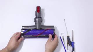 Dyson Vacuum Cleaner Direct drive cleaner head assembly and disassembly operation of components [upl. by Emile]