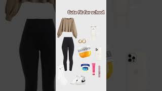 Cute fit for school preppyyyy aesthetic leggings soldejaneiro cuteoutfits [upl. by Burkhard636]