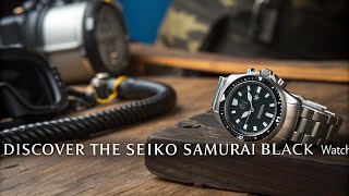 Seiko Samurai Black Watch A Detailed Overview⌚🔥❤️‍🔥💕👁️‍🗨️l💖 [upl. by Yrrol]