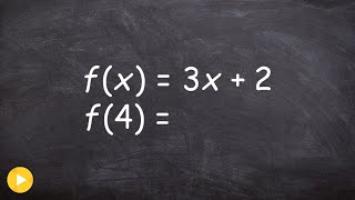 Evaluating a linear function [upl. by Standish472]