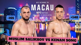 Muslim Salikhov vs Kenan Song Fight Prediction  UFC Fight Night Yan vs Figueiredo [upl. by Bowyer141]