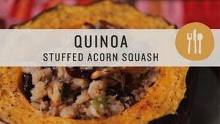 Quinoa Stuffed Acorn Squash  Superfoods [upl. by Belak868]